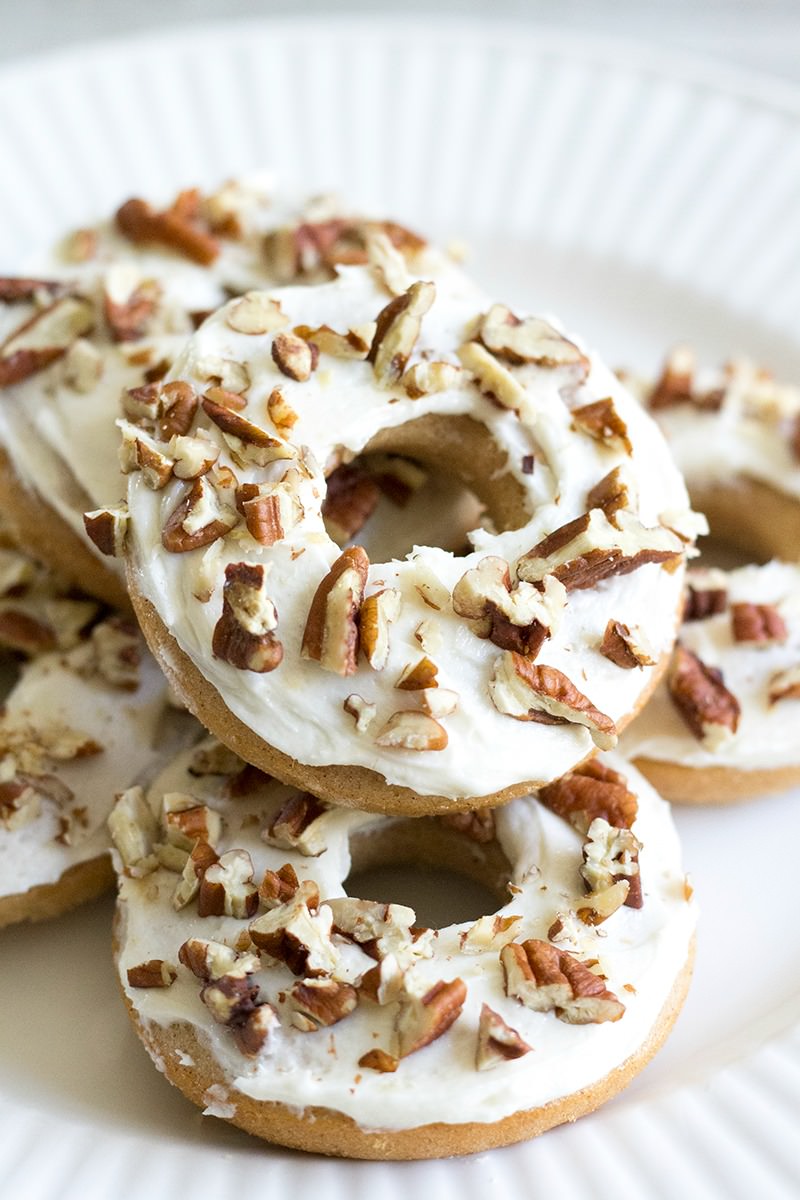 Scrumptious Carrot Cake Donuts Recipe by lifestyle blogger Carly from Lipgloss and Crayons