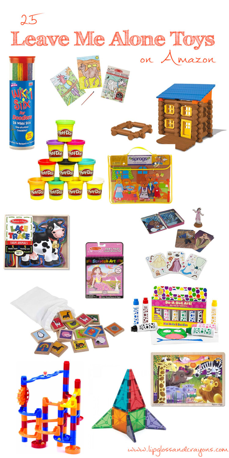 21 Leave Me ALONE Toys on Amazon that Encourage Independent Play by lifestyle blogger Carly from Lipgloss and Crayons