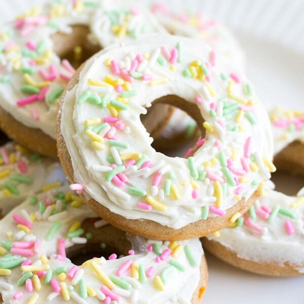 These Carrot Cake Donuts are easy to make and taste so good every-bunny loves them!