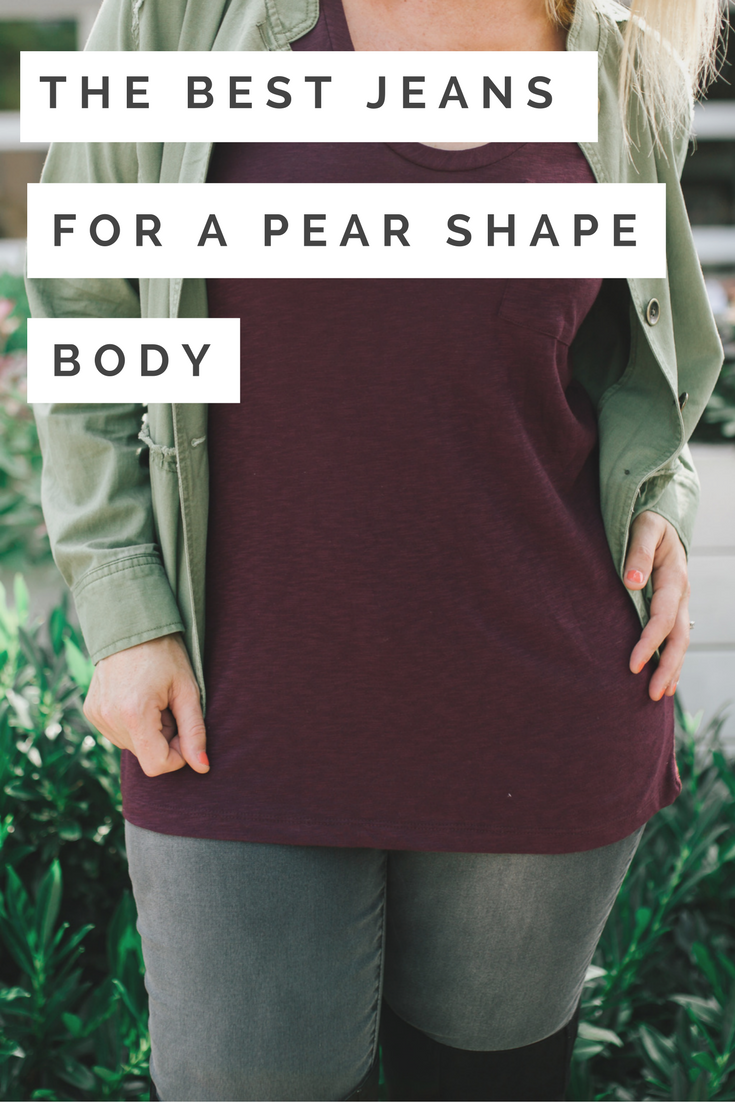 cropped jeans for pear shaped