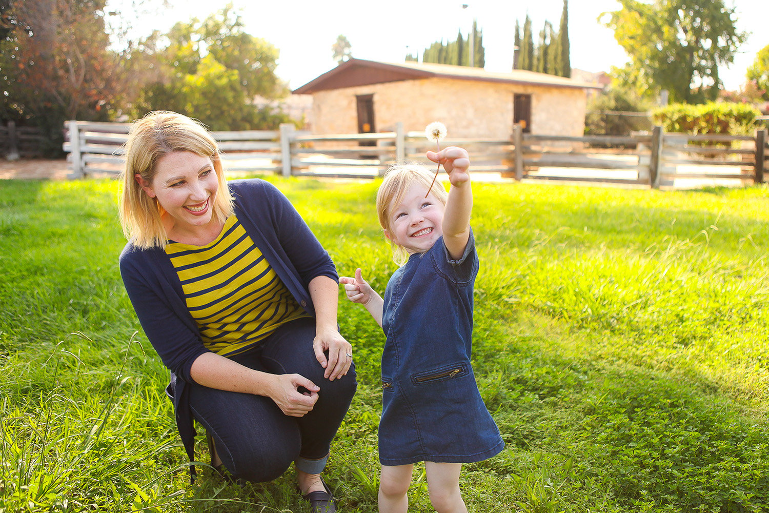 Looking for fall family photo ideas? I love adding pops of yellow to denim! Great color scheme!