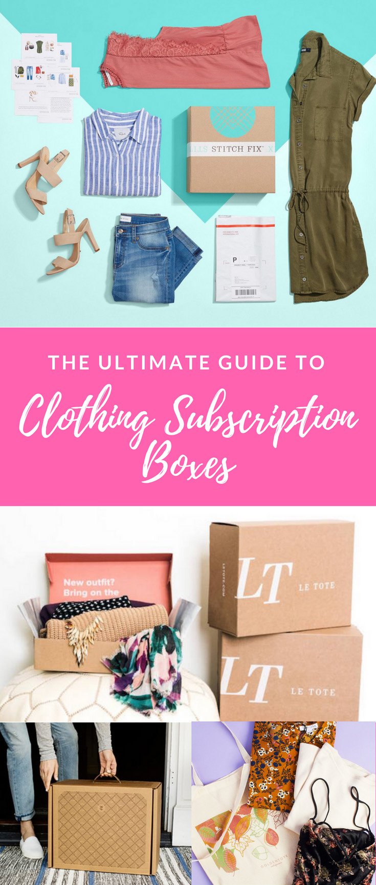 Looking for the perfect Clothing Subscription Box? Lifestyle blogger Lipgloss & Crayons shares her favorites and who needs each box!