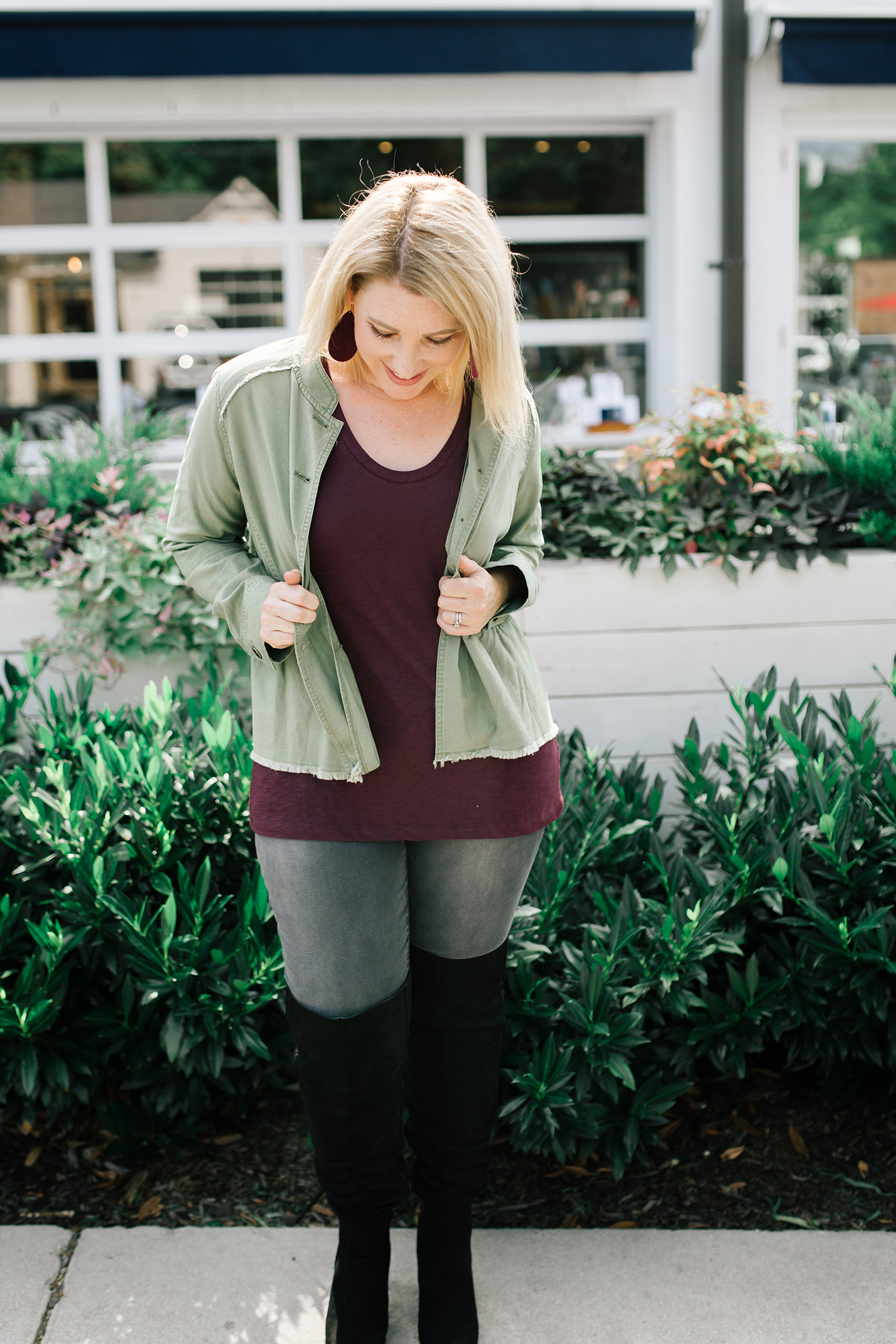 Red Cardigan for A Pear Shape Body - Lipgloss and Crayons