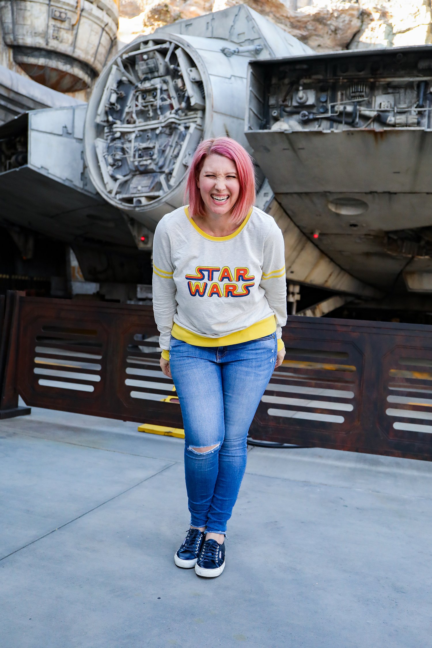 This Star Wars Logo Sweatshirt is PERFECT for visiting Galaxy's Edge!