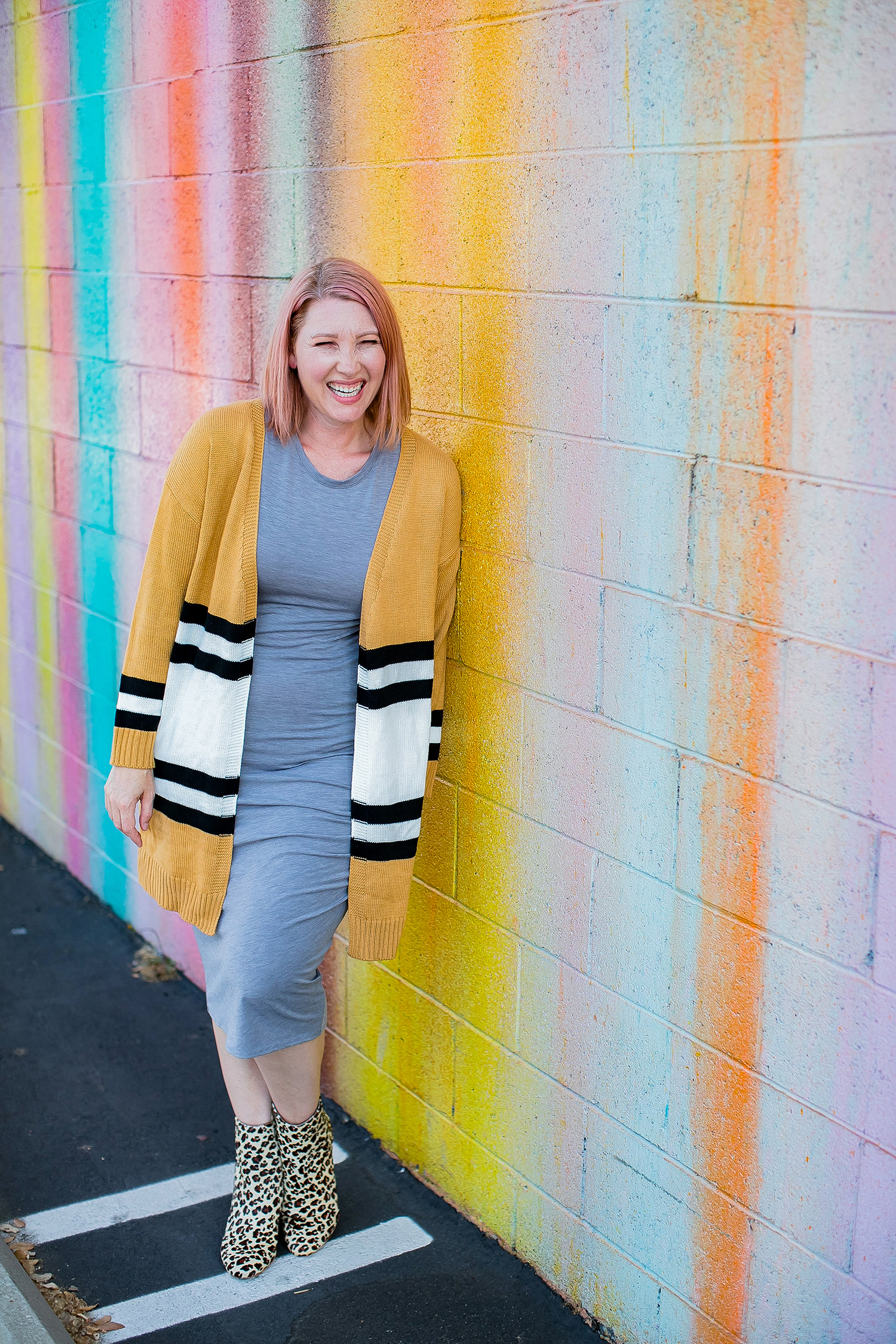Planning fall outfits? A colorblocked cardigan is a must own!