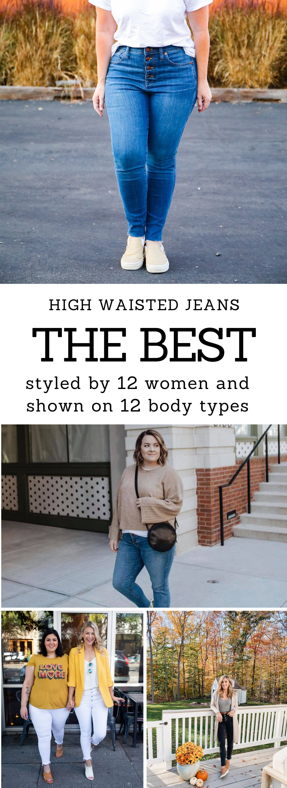 On the hunt for the best high waisted denim? These Madewell jeans fit like a dream, and are super versatile!