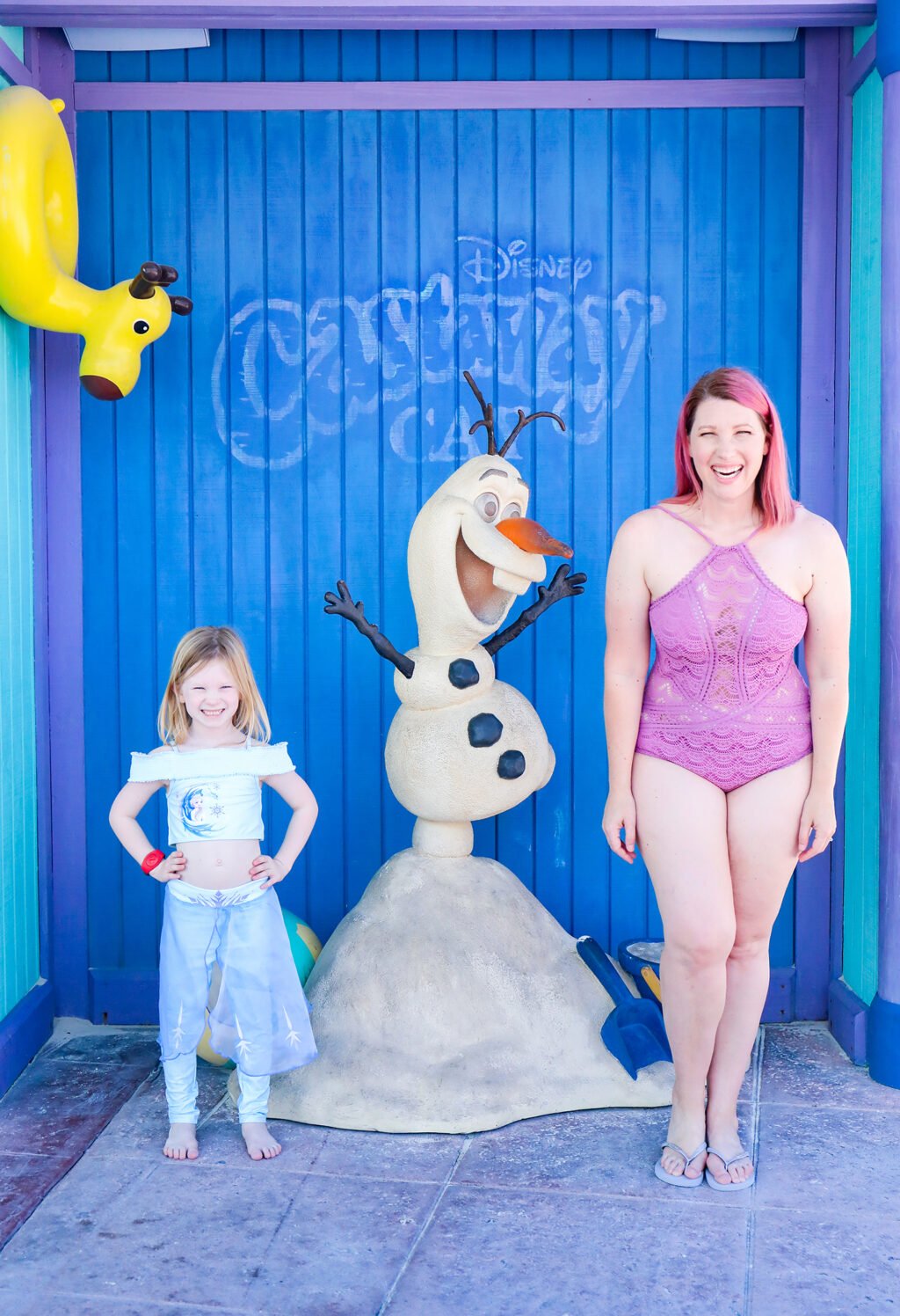 Disney Bathing Suits Lipgloss and Crayons