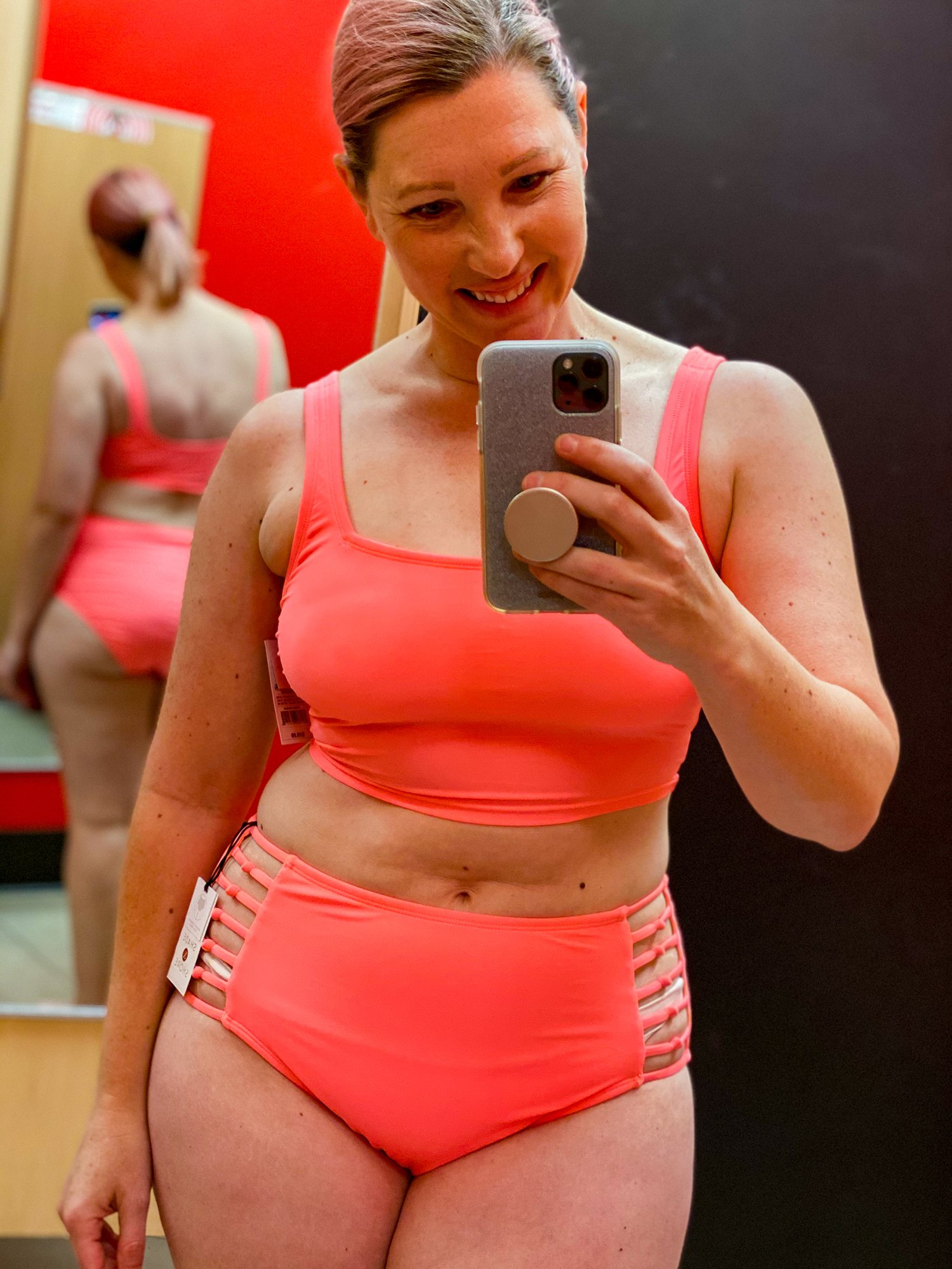 On the hunt for a two piece? This pink bikini from Target fits like a dream!