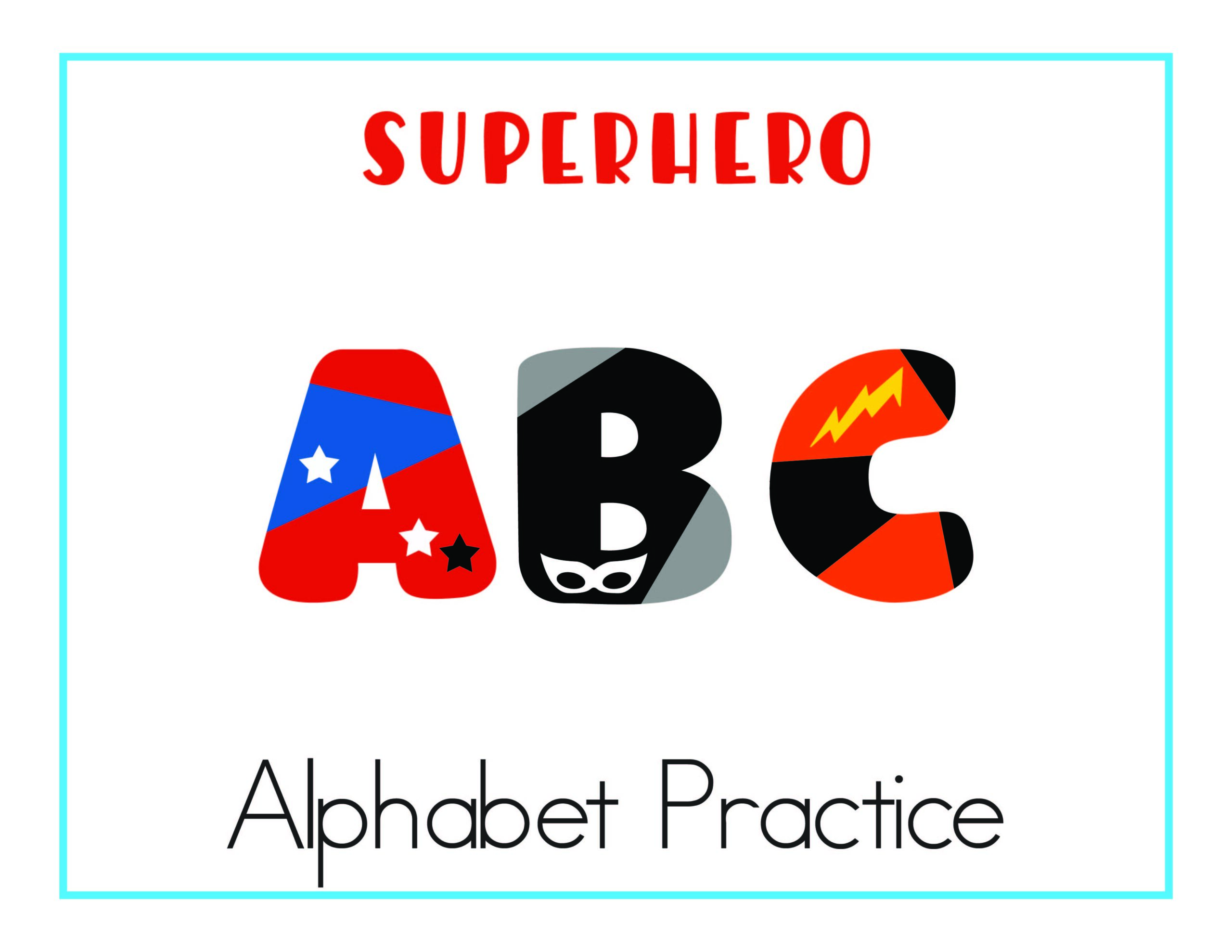 Looking for ABC Worksheets?  These are great for at home practice!