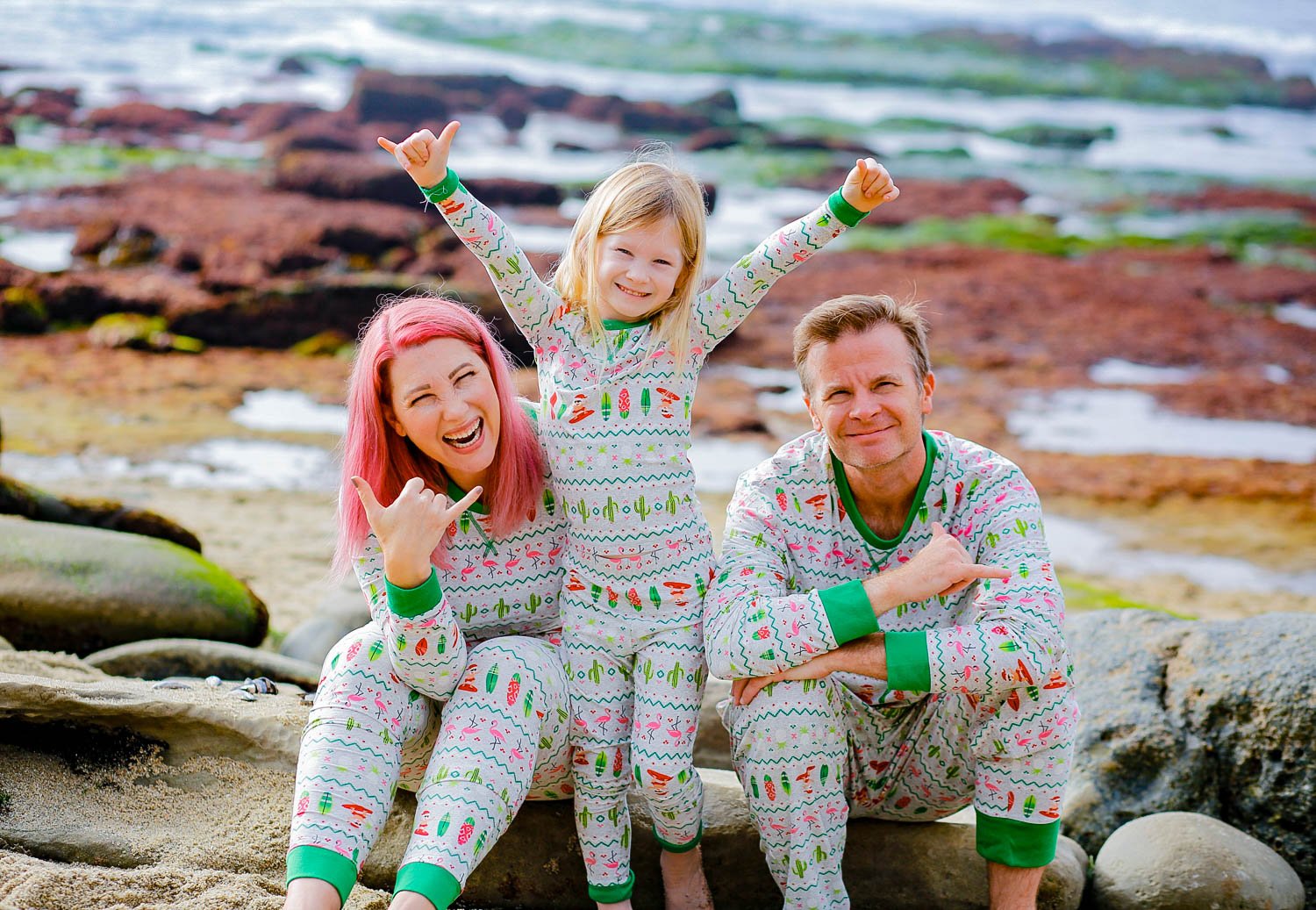 Beach discount christmas pajamas