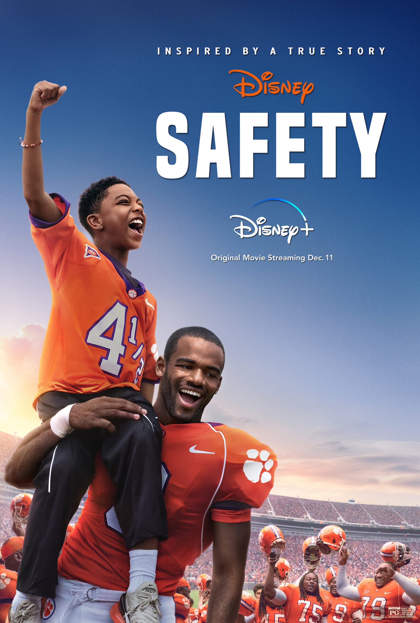 Wondering if you should watch Safety on Disney+ as a family? This non-sporty mom is giving you my opinion on who this movie is perfect for!