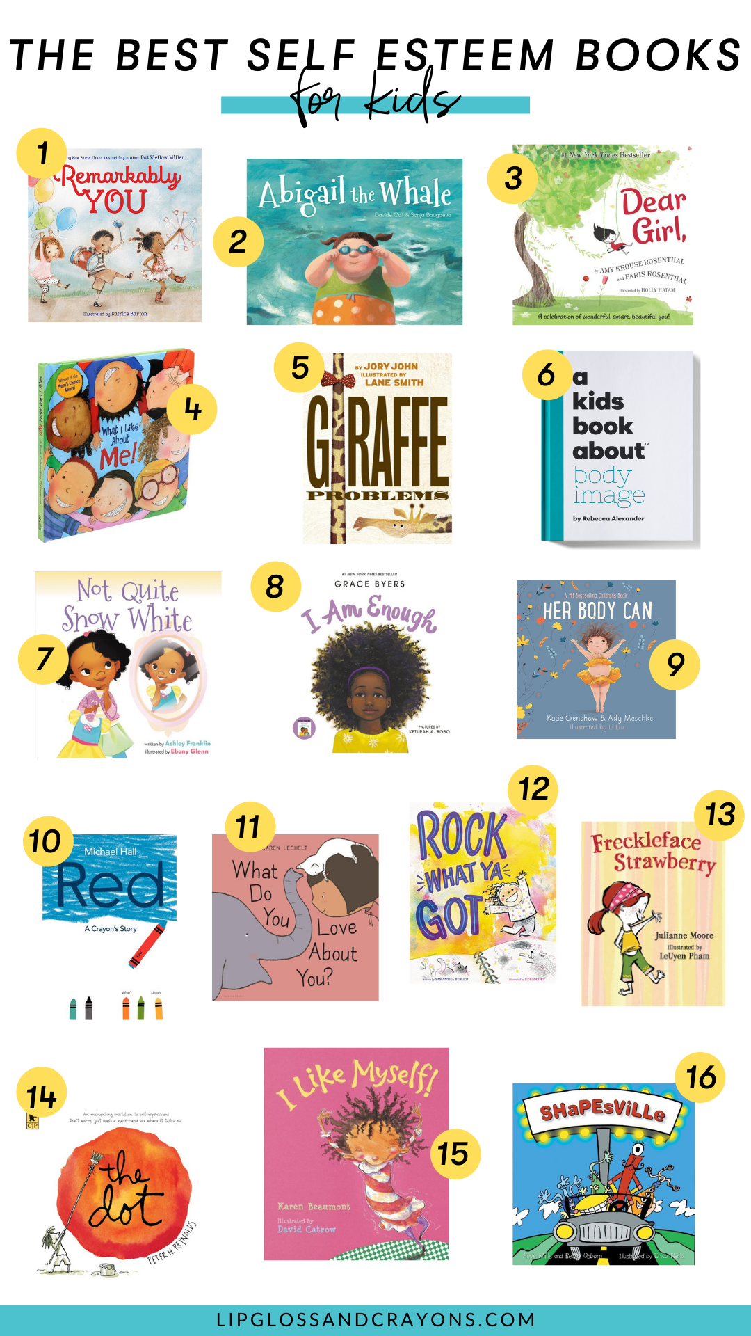 Looking for the best self esteem books for kids? These are GREAT options!