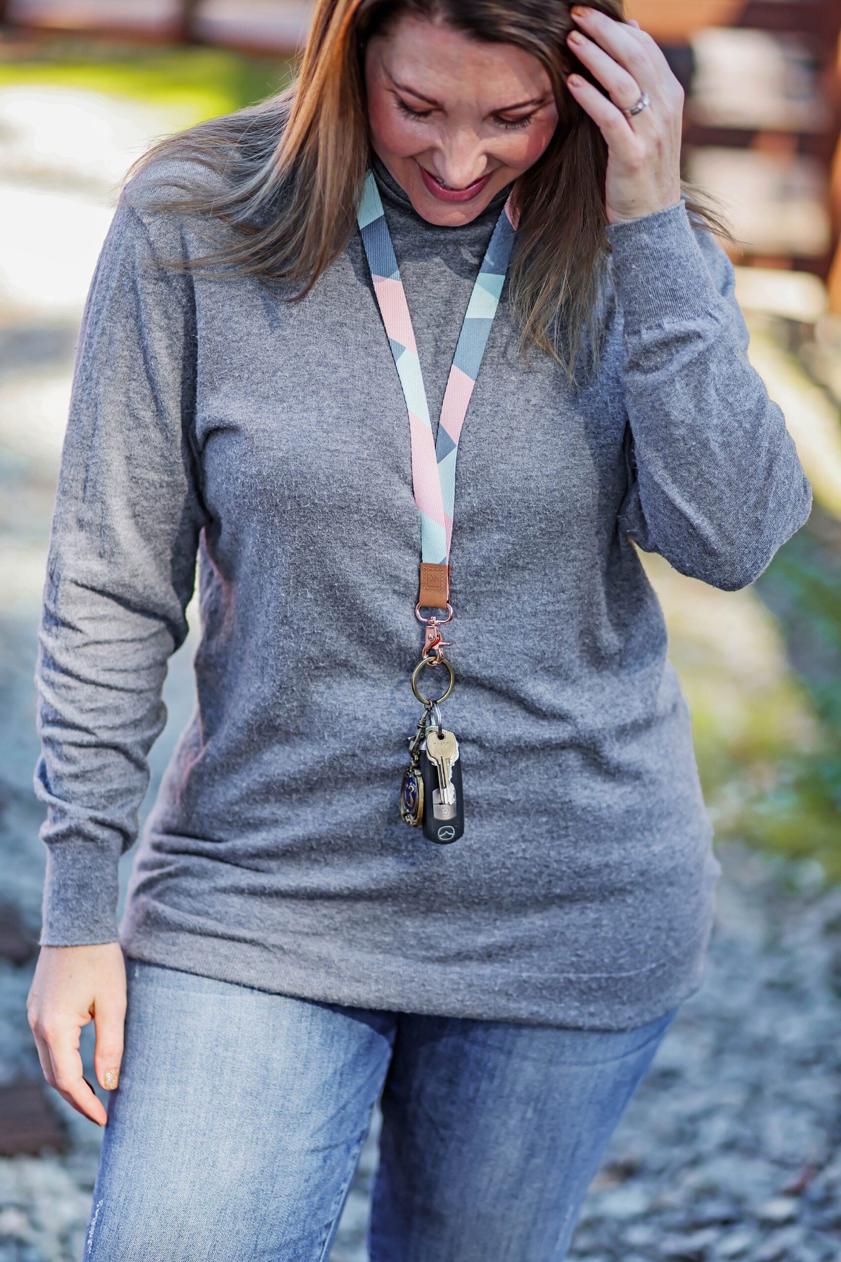Looking for teacher outfits? Don't forget accessories like this cute lanyard!