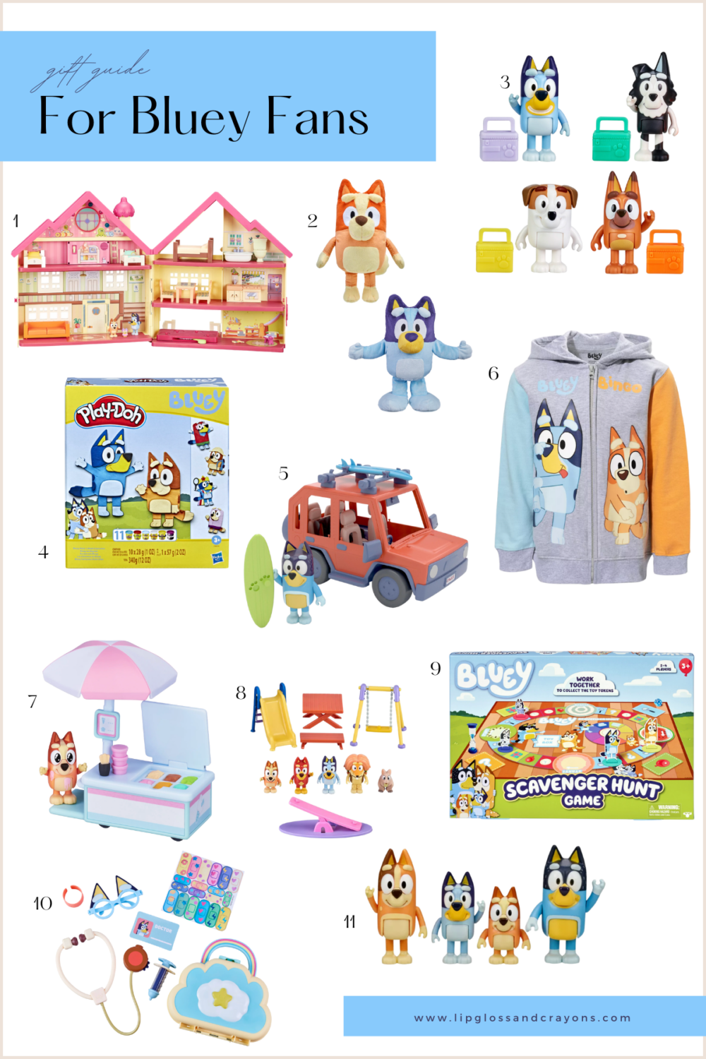 Bluey & Friends 8-Pack Figurines - Bluey Official Website